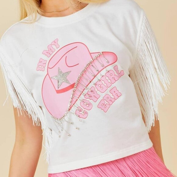 In My Cowgirl Era Fringe & Rhinestone Top - Picture 7 of 14